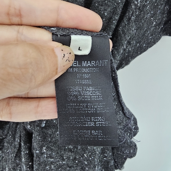 Isabel Marant t-shirt with unique metal hardware - Picture 4 of 5